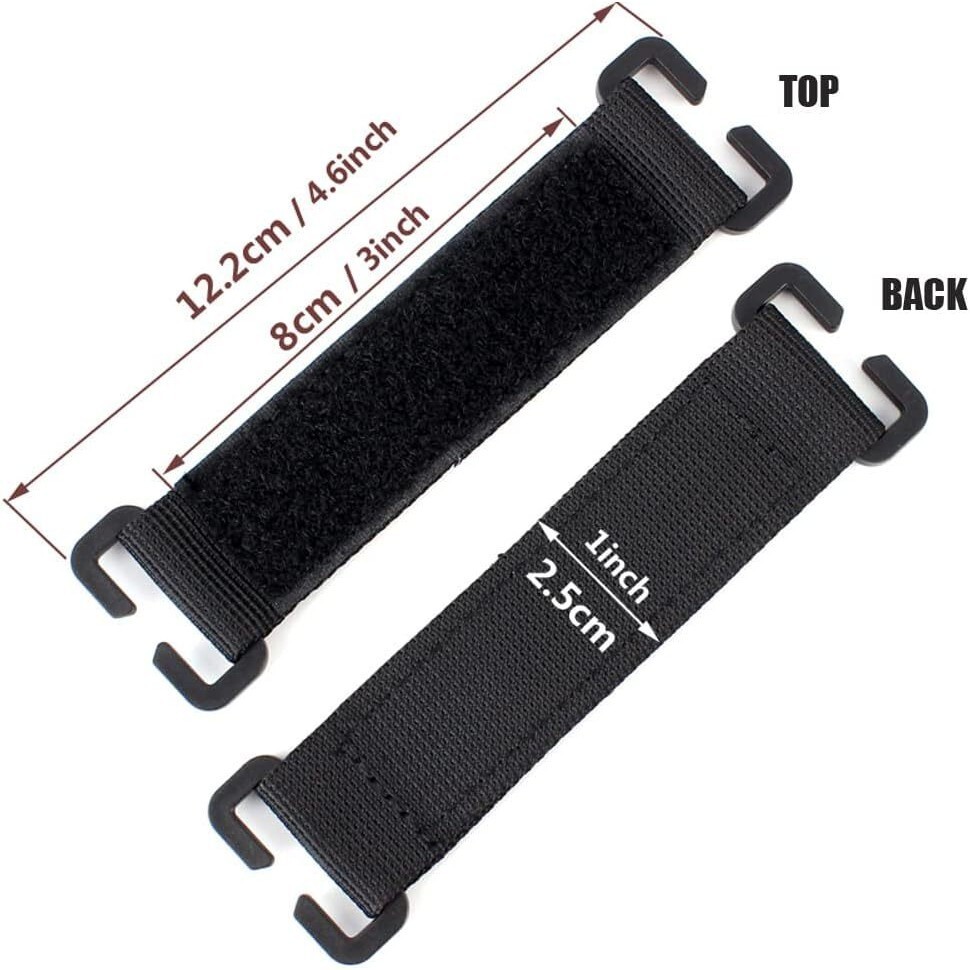 MOLLE Hook Loop Panel Adapter Tactical Vest Backpack Patch Organizer