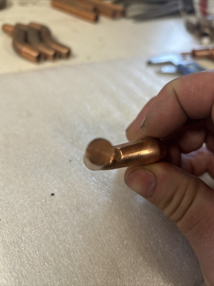 5rw Spot Welding Double Bend Tip, Misc Tip 651-2983-tuff, Copper Weld Tip Offset