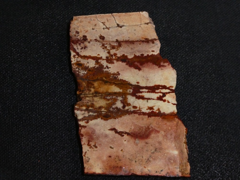 Sonora Dendritic Jasper slab-   3 1/8" x   1 3/4"-  rough- cabbing- NEW MATERIAL