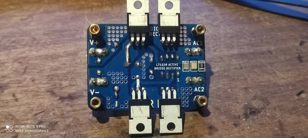 LT4320 Active Rectifier Board set, MOSFET Bridge Rectifier, * 2 blank PCBs