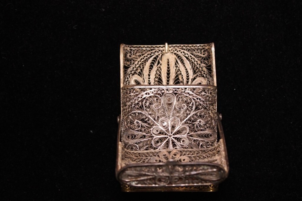 European Filigree Silver Case