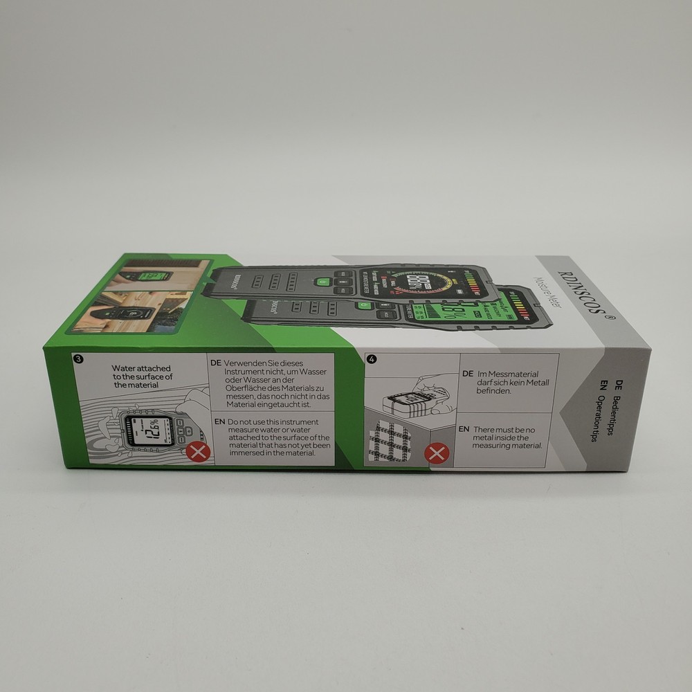 RDINSCOS MT-28 Digital Display Pinless Moisture Meter