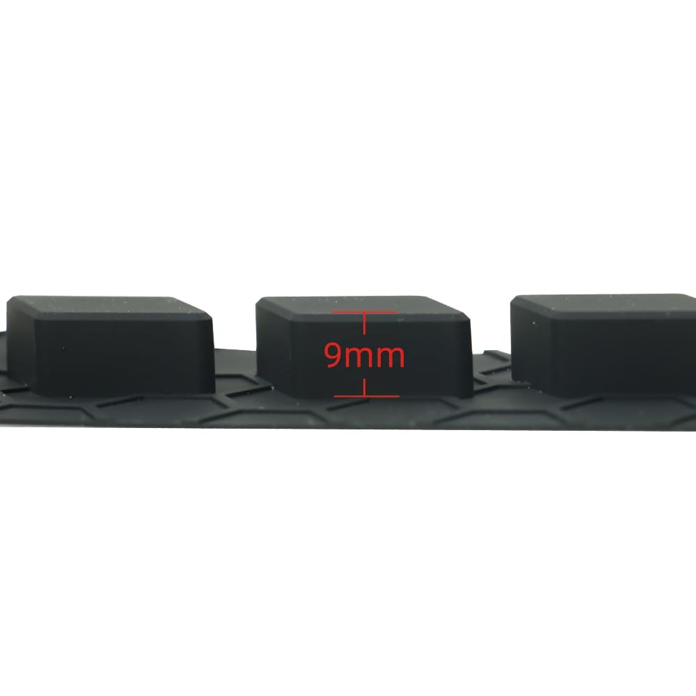 FOMTOR Bike Chain Cuard 2 Pcs Chainstay Protector Frame Flat, Black