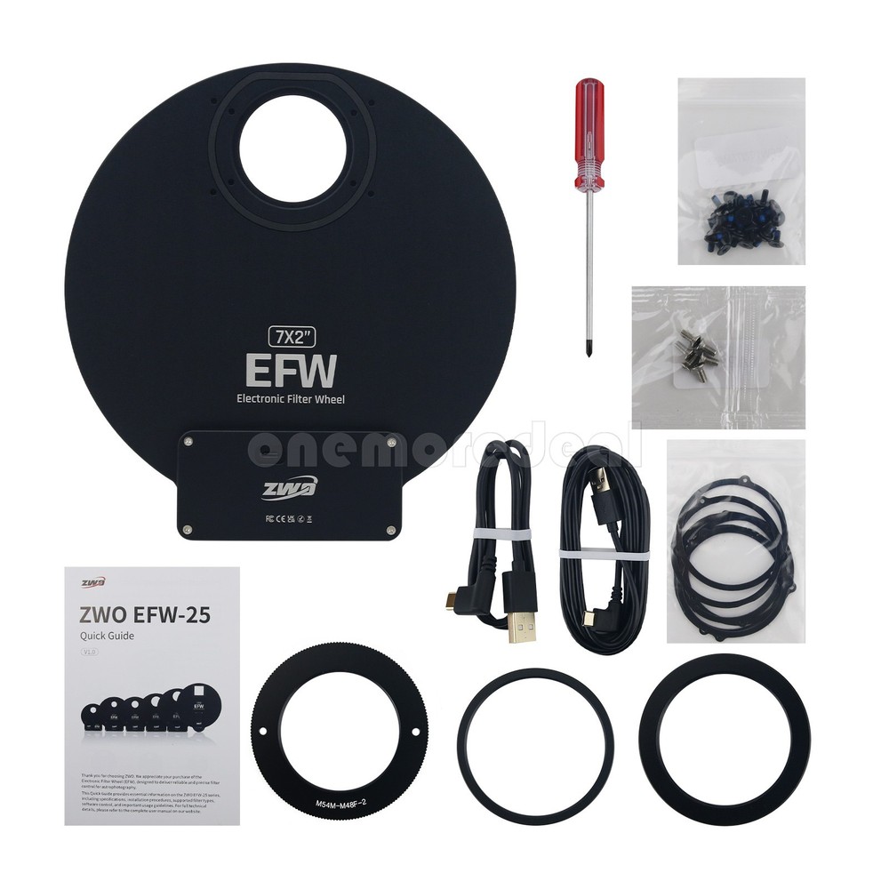 2" EFW Electronic Filter Wheel 7 Position Fit 2" Filter ASCOM and SDK Control