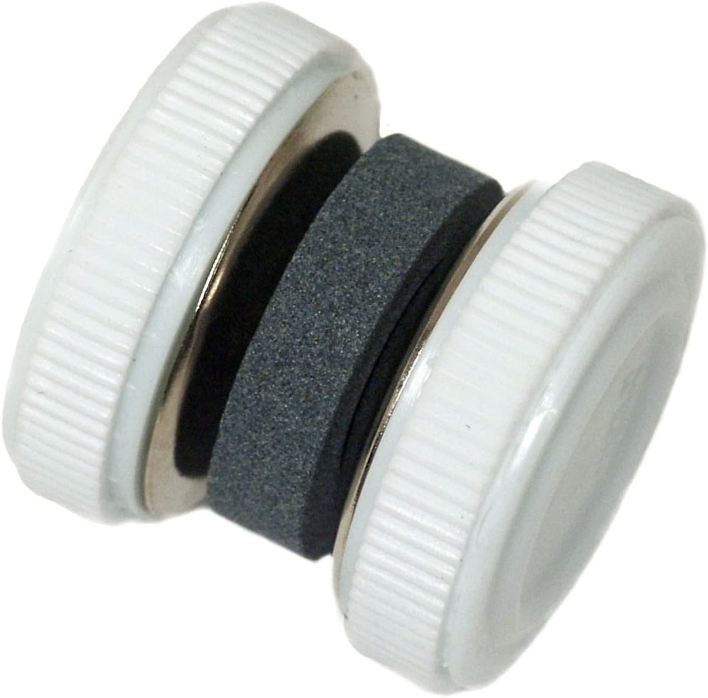 White Roller Style Knife Sharpener - Lightweight Design for Precision Sharpening