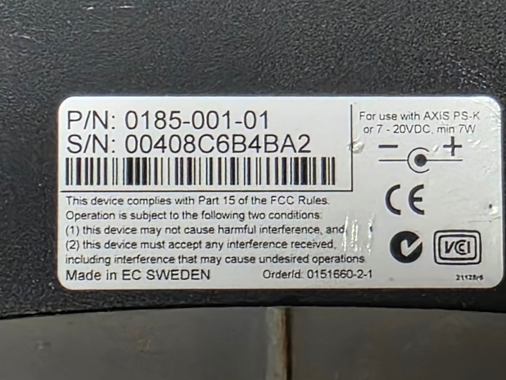Axis 241Q 4 Channel Network Video Server 0185-001-01 (Used)