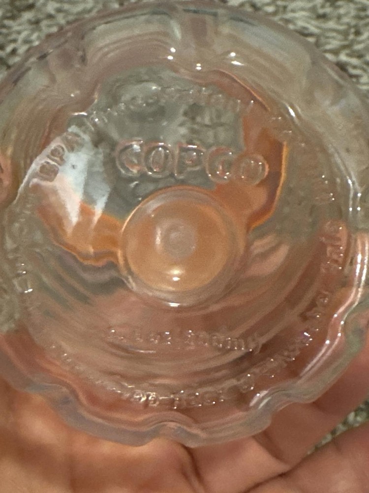 COPCO Orange Clear Plastic Water Bottle - Durable, Reusable