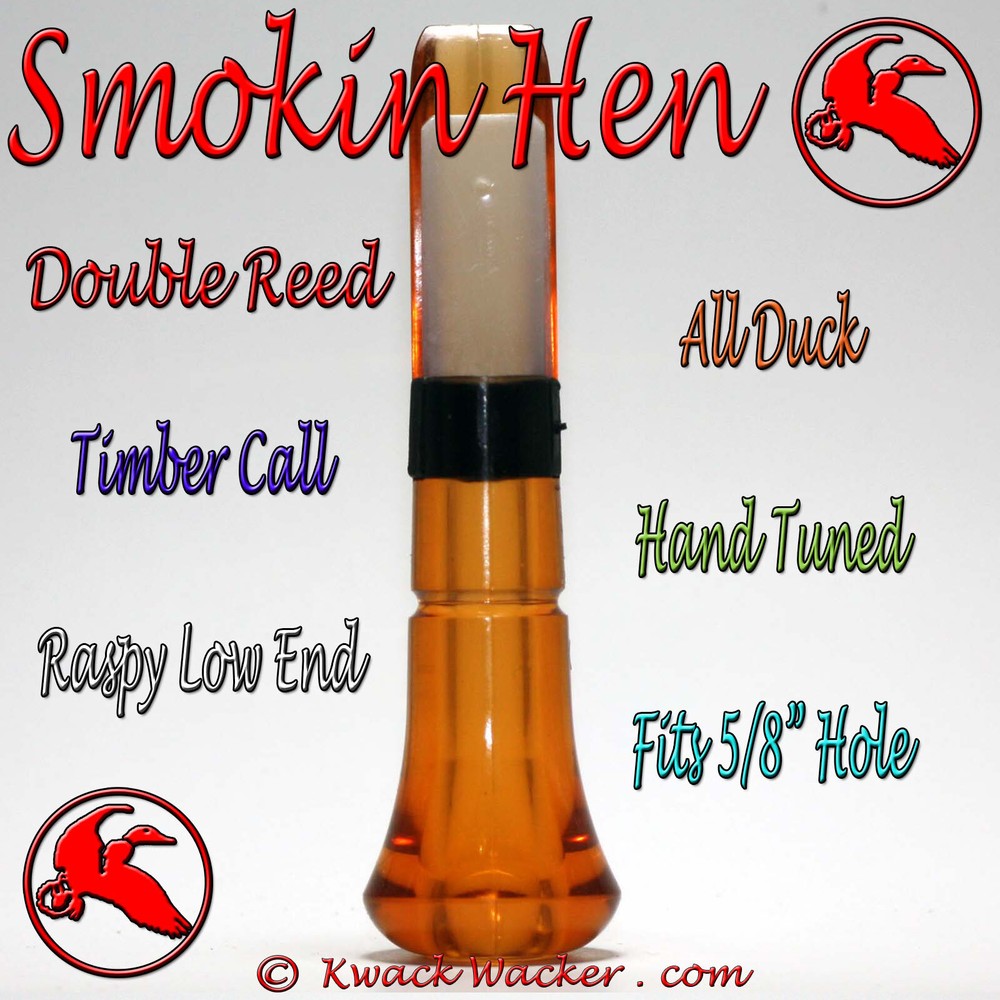 Duck call Inserts Kwack Wacker Smokin Hen Timber Call