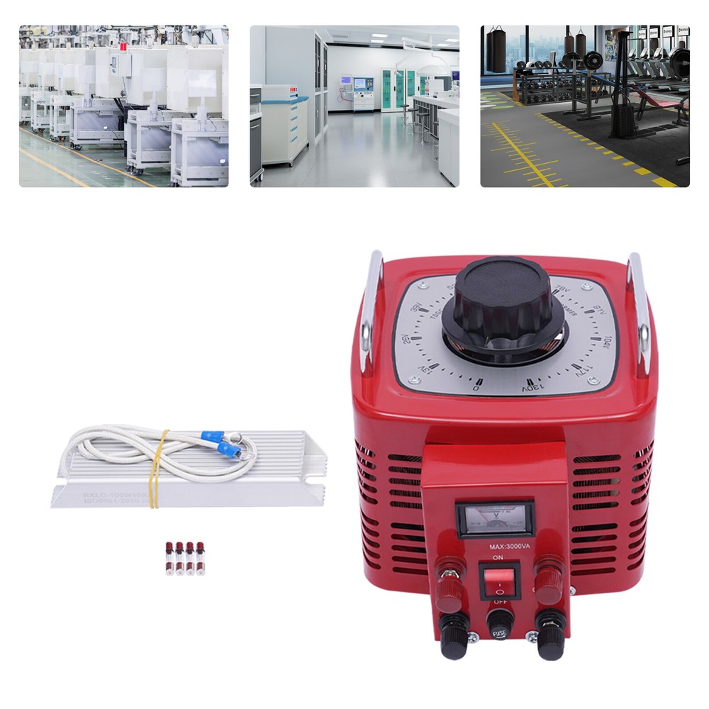 Variac Transformer Variable Voltage AC Regulator Metered 3000W 30Amp 110V