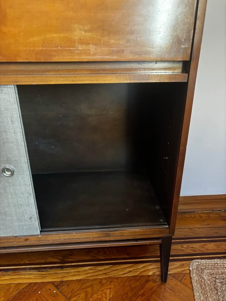 Mid century modern Paul Mccobb drop front desk cabinet