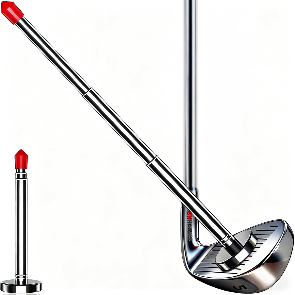 Golf Magnetic Alignment Rods Golf Club Alignment Sticks Magnetic Swing Training