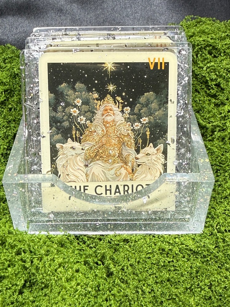 Handmade Tarot Resin Coasters