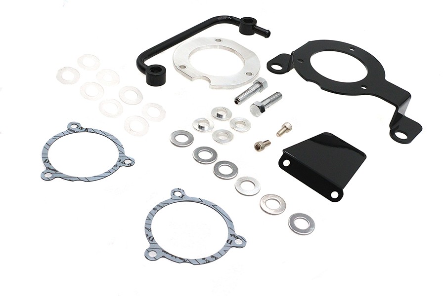 M8 EFI Air Cleaner Support Bracket Kit Black for Harley-Davidson