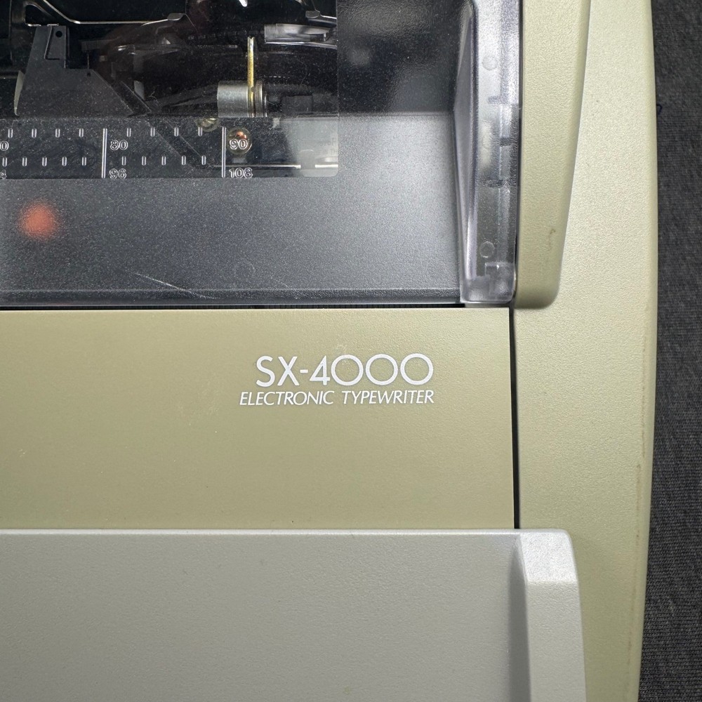 Brother SX-4000 Electronic Typewriter Dictionary Correction System with Cover