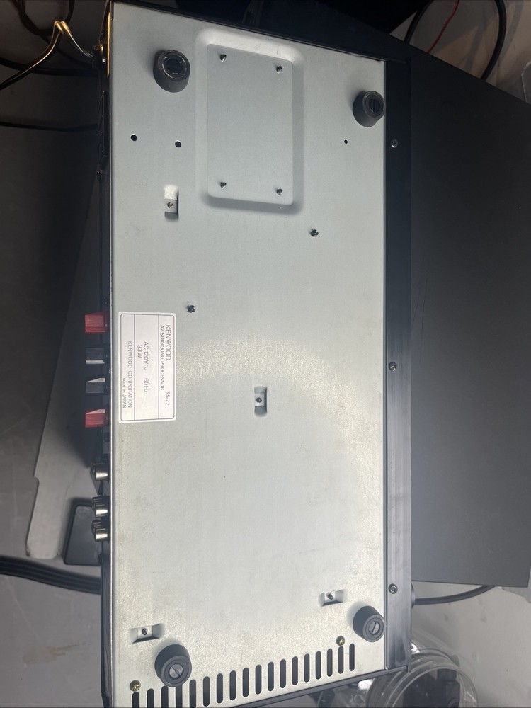Kenwood AV SURROUND PROCESSOR SS-77 Works with Instruction Manual