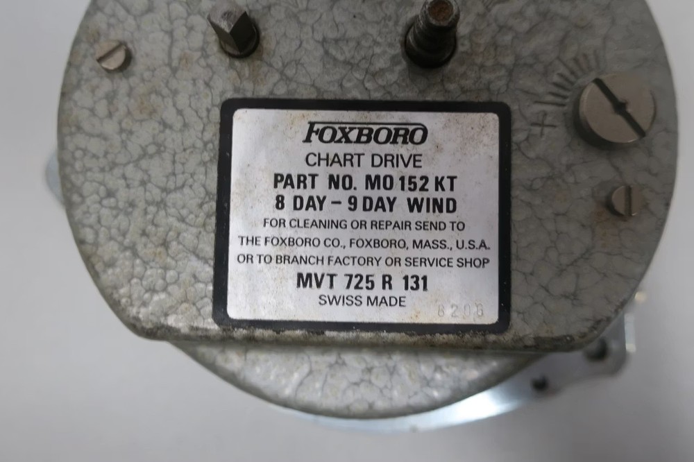 Foxboro MO 152 KT Chart Drive 8 Day-9 Day Wind