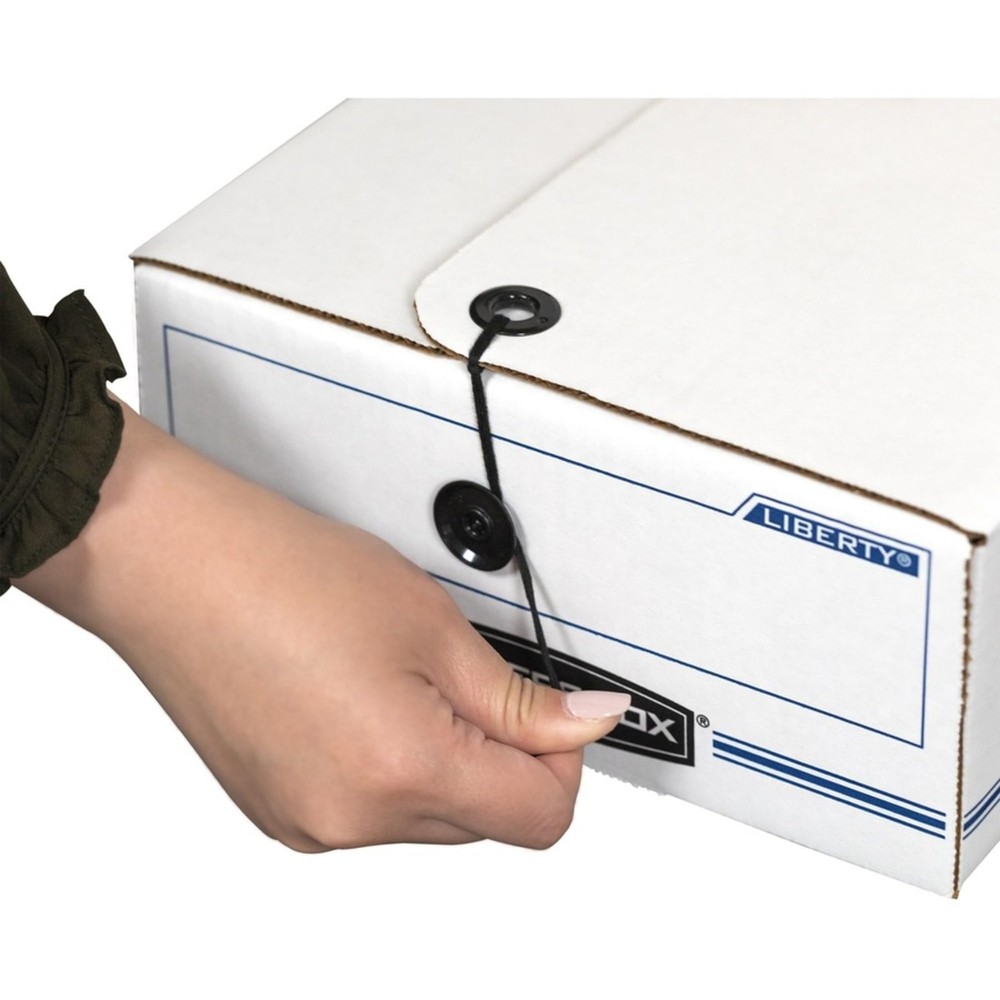 Bankers Box LIBERTY Check and Form Boxes, Standard Set-Up, String and Button, 9