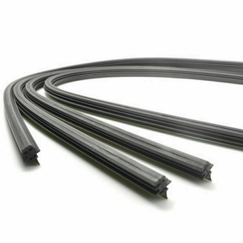 4 packs Universal 28"Compatible Car Bus Silicone Frameless Windshield Wiper