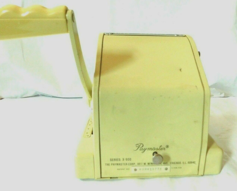 Paymaster Vintage X-900 Business Check Writer