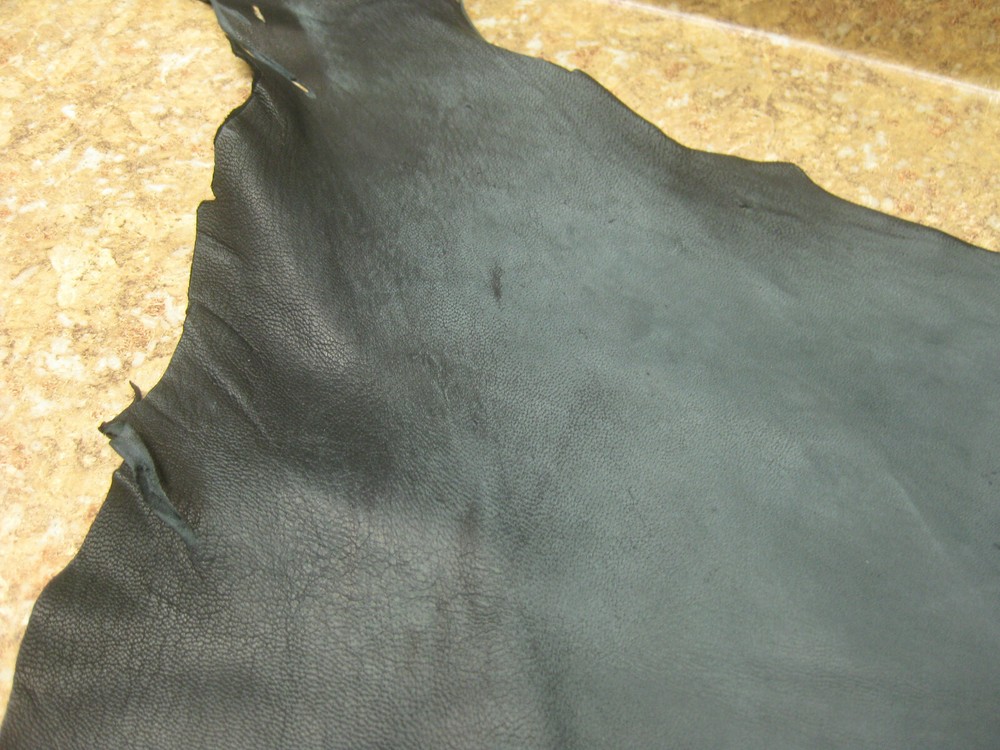 Sheep Skin Black Leather # 0010781 Row D