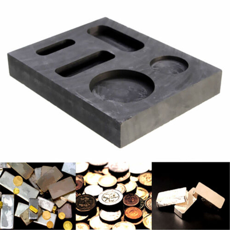 Graphite Ingot Casting Mold Combo Mold for Melting Refining Gold Silver Copper