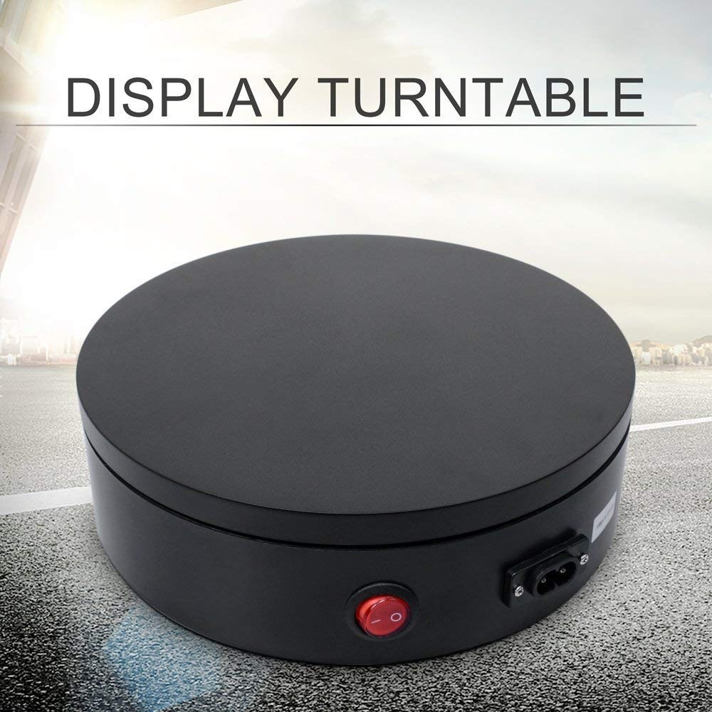 Motorized Photography Turntable, Automatic Revolving Platform Perfect for 360...