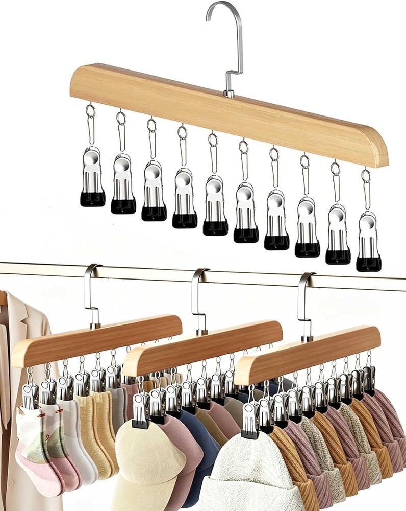 Rotating Closet Organizer - Vertical Space Saver & Wrinkle-Free Storage Solution