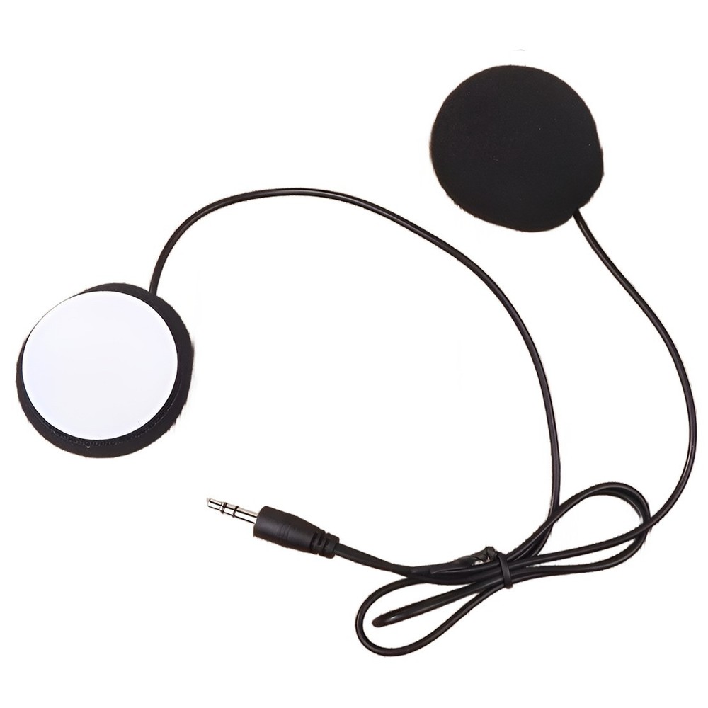 Motorcycle Helmet 3.5mm Intercom Interphone Soft Wire Headset Headphone top
