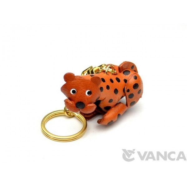 Leopard Leather Keychain(L)
