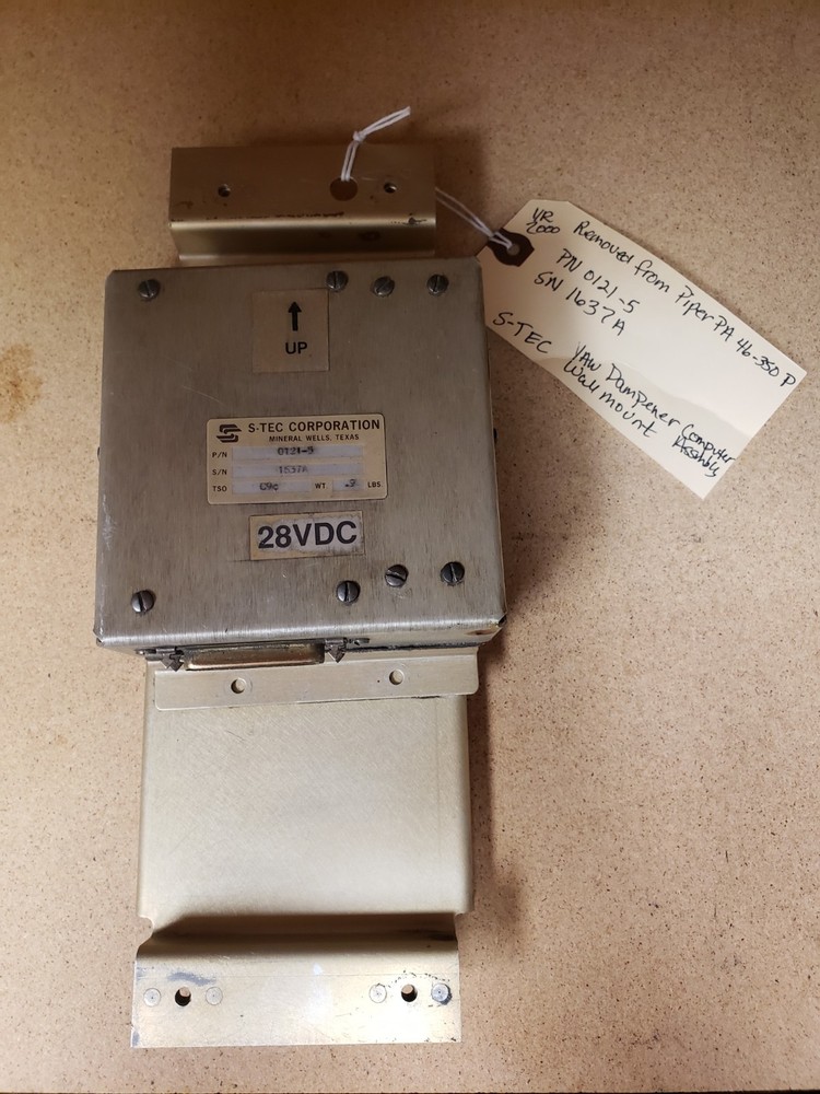 S-TEC YAW Dampener Computer PN 0121-5