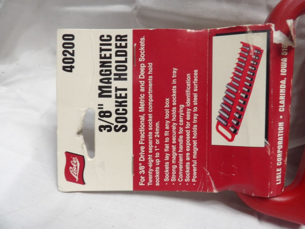 Lisle 3/8" Magnetic Socket Holder #40200