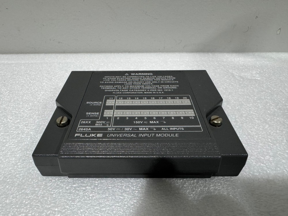 Fluke Universal Input Module for Fluke 2620A/2625A/2635A