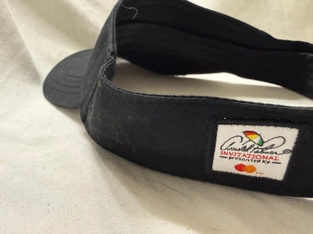 Arnold Palmer Invitational Visor Hat Bay Hill Collection Golf Strapback Black