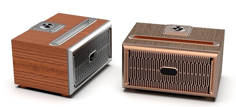 Mini Retro Design Bluetooth Speaker & FM Radio W06