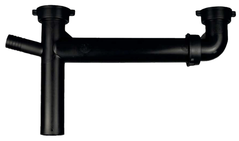 Mobile Home Kitchen Double Bowl Sink 1-1/2" Drain with Dishwasher Hookup