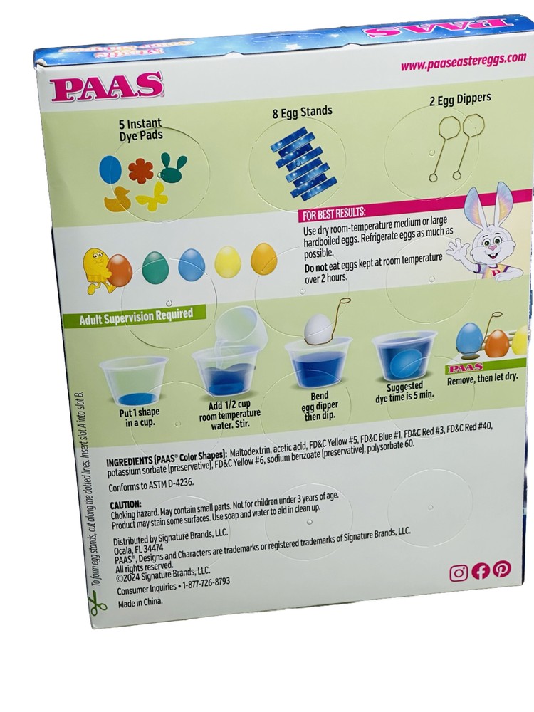 Paas Magical Color Shape Egg Decorating Kit~ Easter