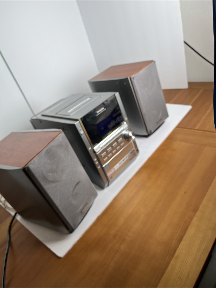 Panasonic SA-PM28 5-CD Changer Stereo System READ* - SEE VIDEO