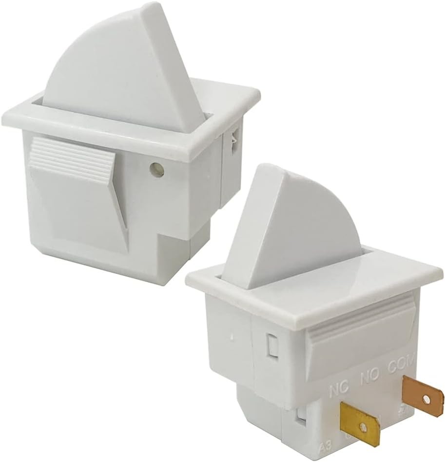 2Pcs Refrigerator Door Light Switch 2 Feet Compatible for GE Whirlpool Maytag...