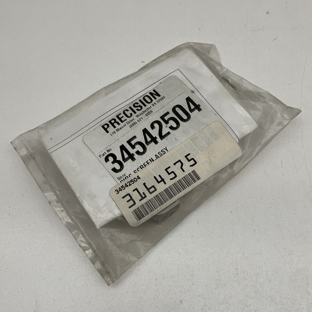 Precision 34542504 3164575 Circular Screen Assembly