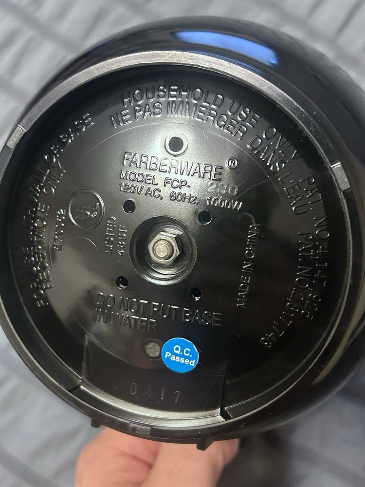 Farberware Superfast 8 Cup Electric Coffee Percolator Model 280 Fully Automatic