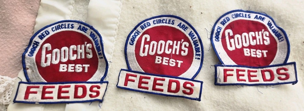 VINTAGE GOOCH'S BEST FEEDS Patch