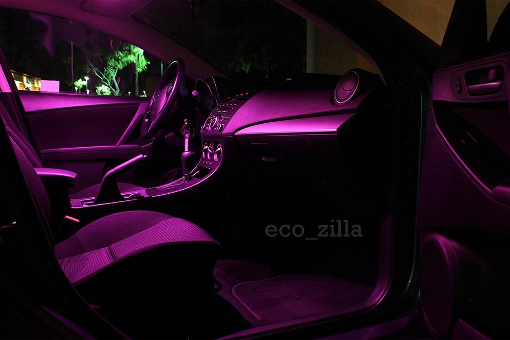 Fits 2008-2014 Scion tC PINK LED Interior Light Accessories Replacement Kit 7 PC