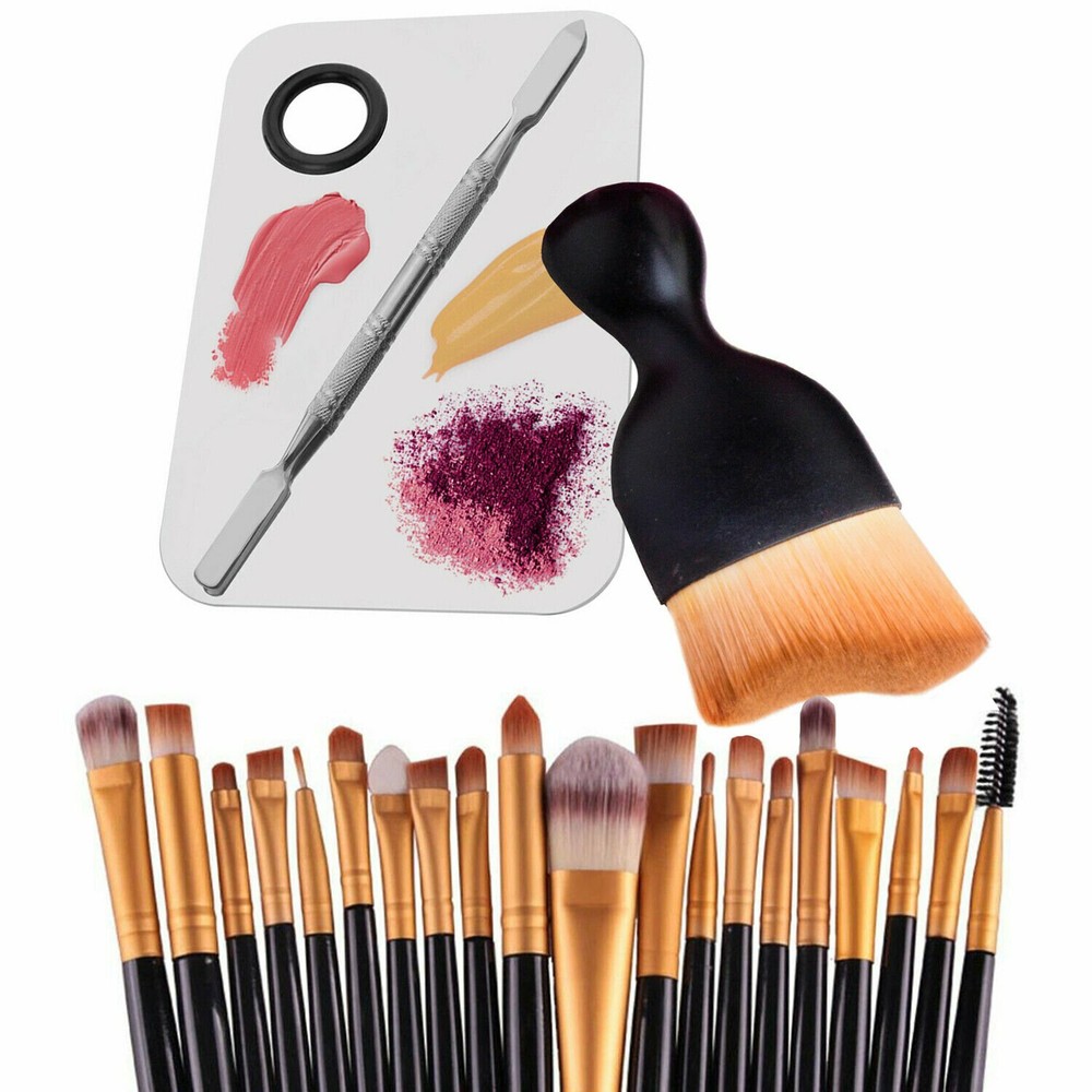 Deluxe Makeup Tool Accessory Kit with Bonus Blending Palette