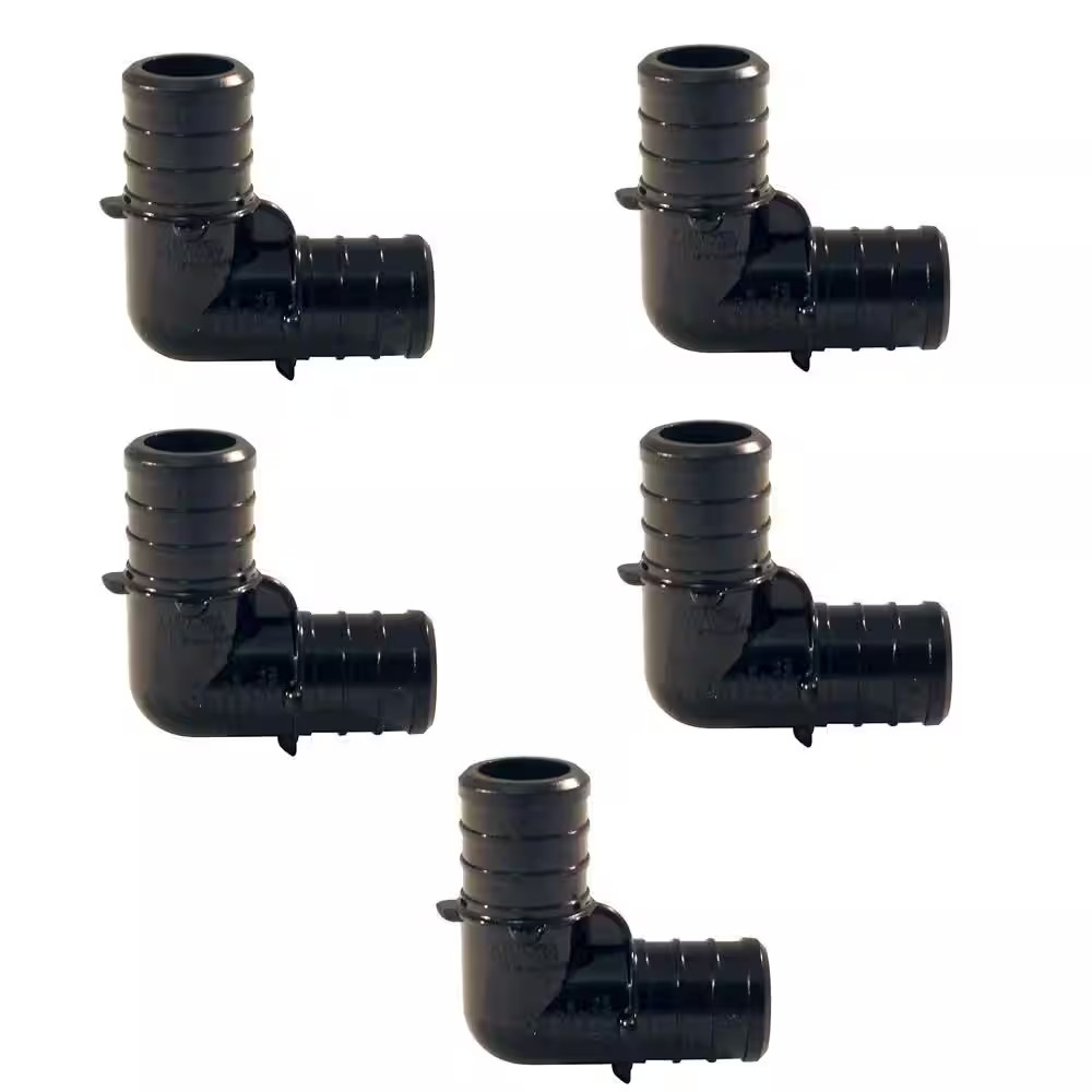 3/4 In. Plastic PEX-B Barb 90-Degree Elbow (5-Pack)