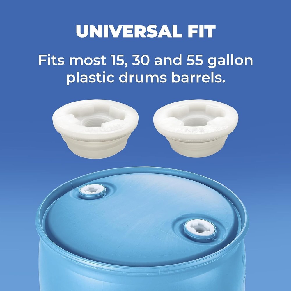 Weather-Resistant 2" Bung Caps - 12pc Set for Secure Liquid Storage Solutions