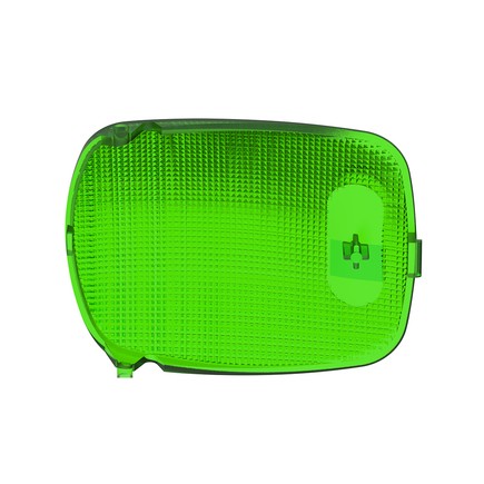United Pacific 37053 Dome Light Lens, Rectangular, for 2006+ Peterbilt, Green