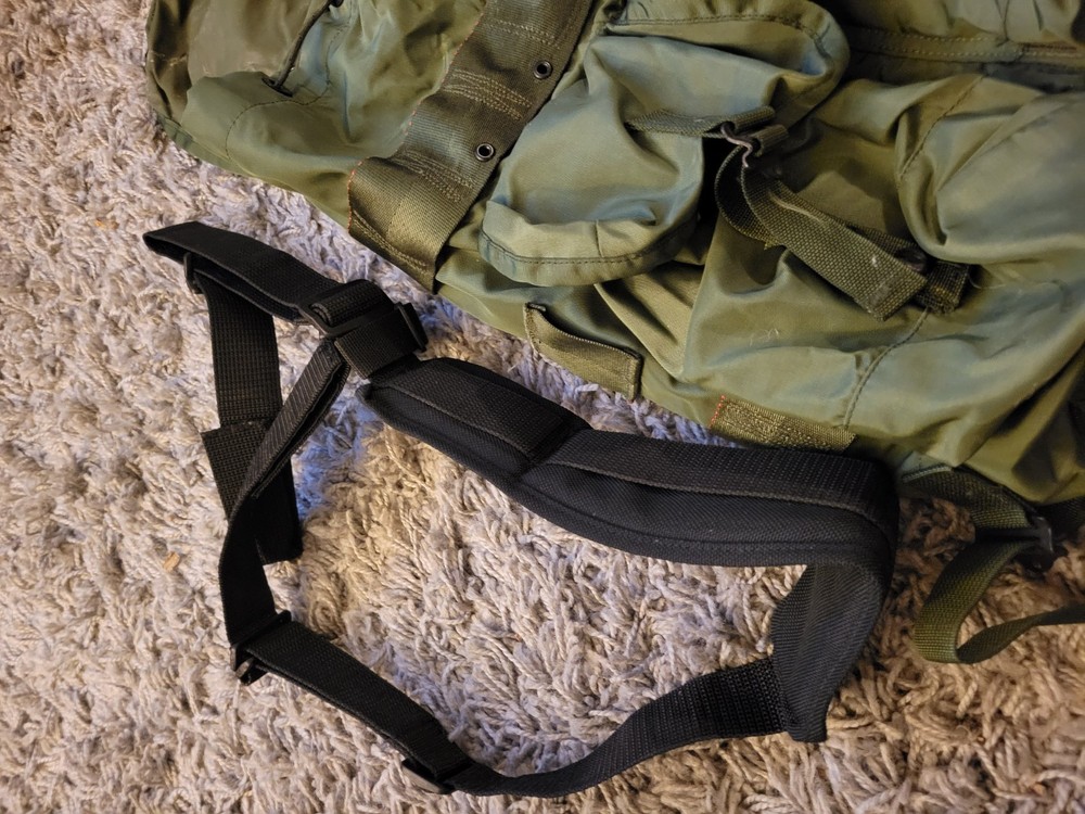 US Army Field Pack Combat Nylon LC-1 Medium Alice Vintage Backpack Extra Support