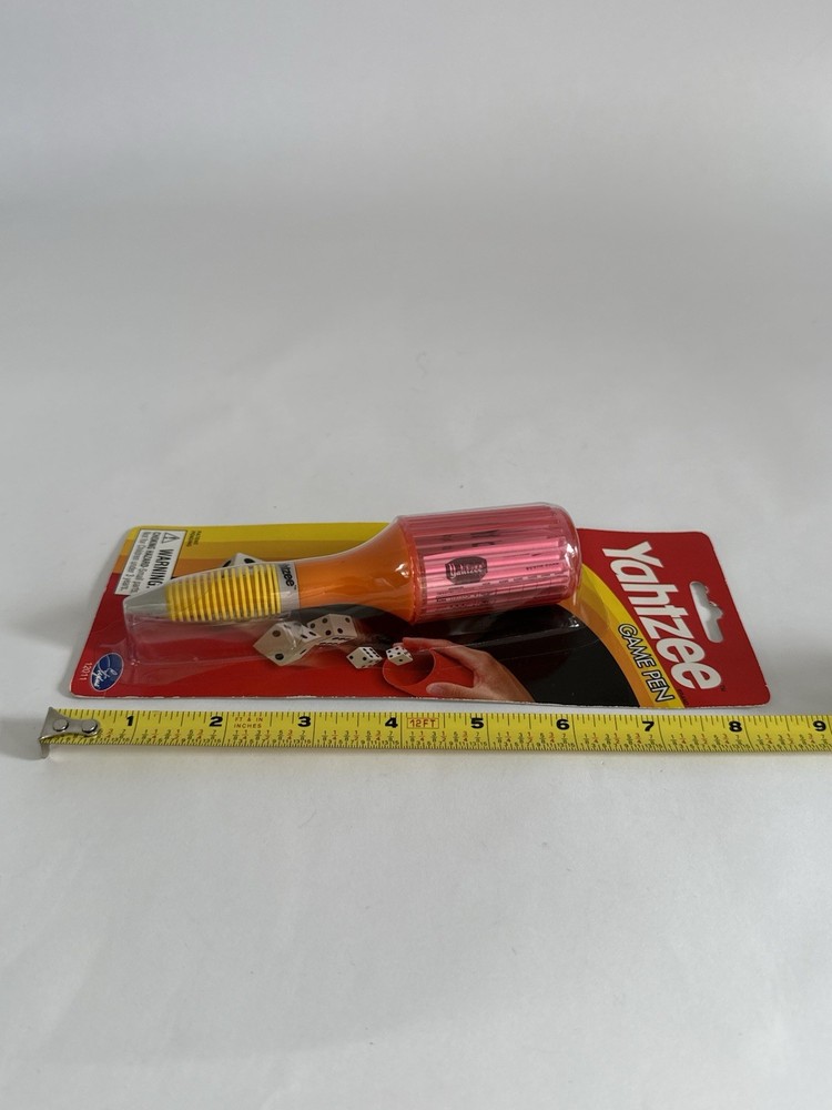 HASBRO YAHTZEE GAME PEN New In Package