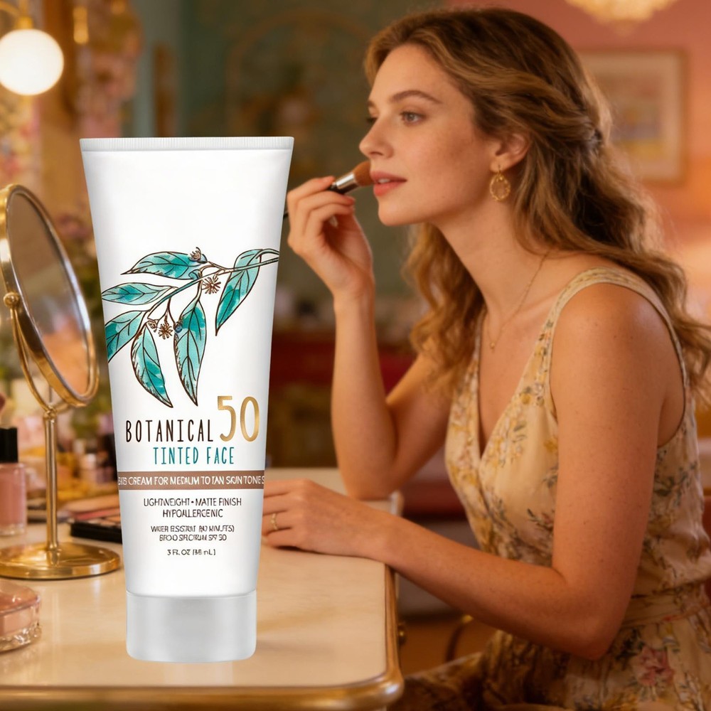 Botanical Tinted Face Sunscreen Lotion SPF 50 - 85ml