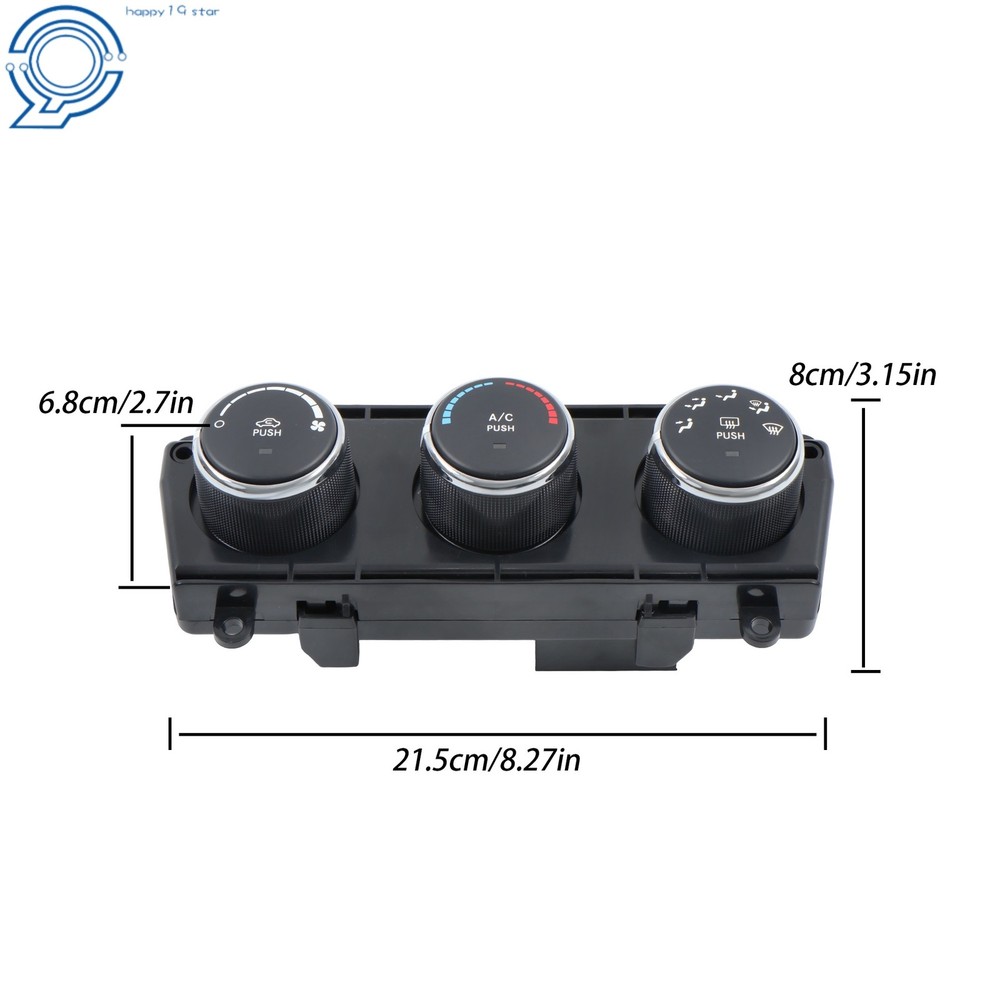 For Jeep Wrangler 2011-2013 A/C Heater Climate Control Unit W/ Defrost Function